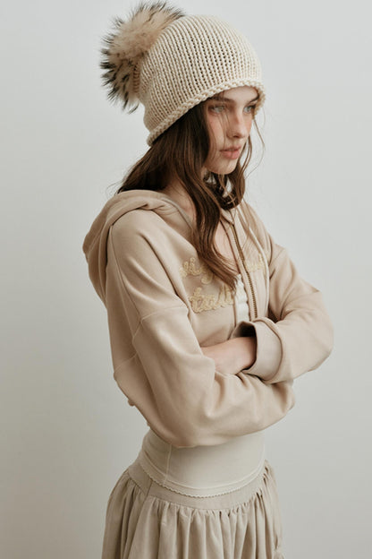 Embroidered High-Density Hooded Jacket