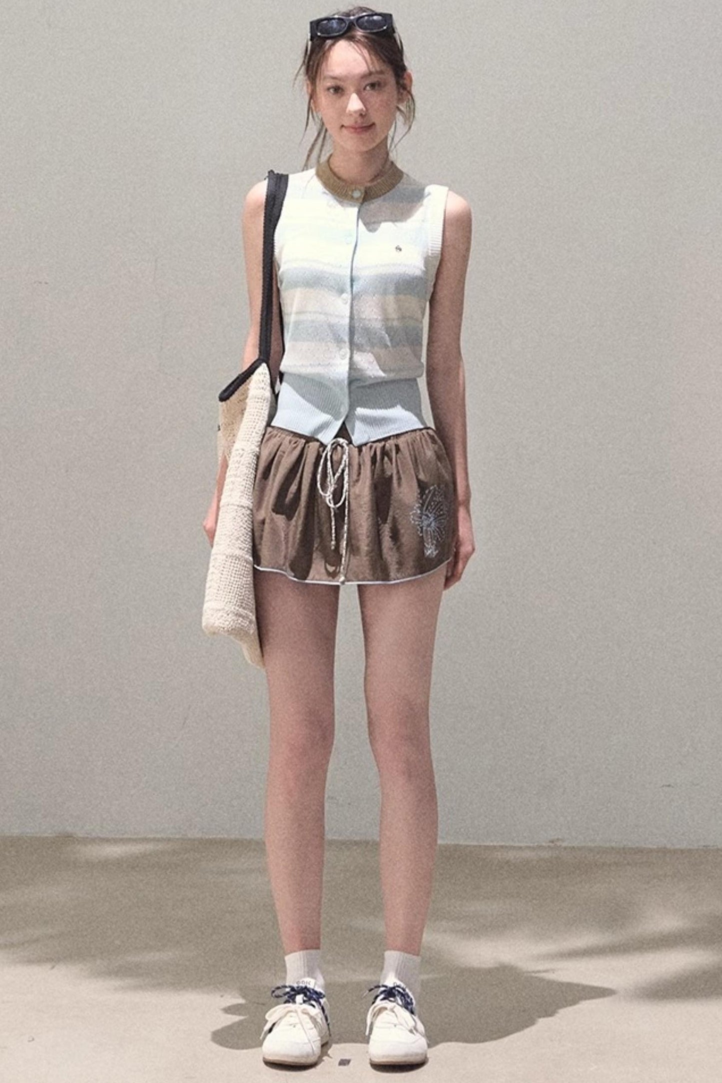 Thin Linen Relaxed Fit Vest