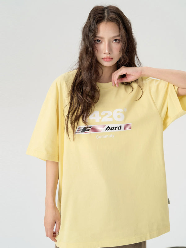 Loose Casual Flag T-Shirt