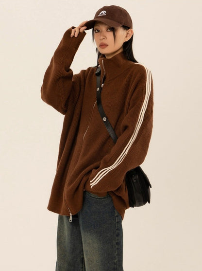 Front Zipper Line Jacket