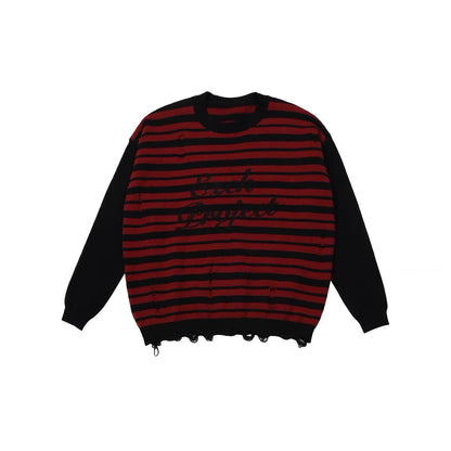 Bicolor Stripe Knit