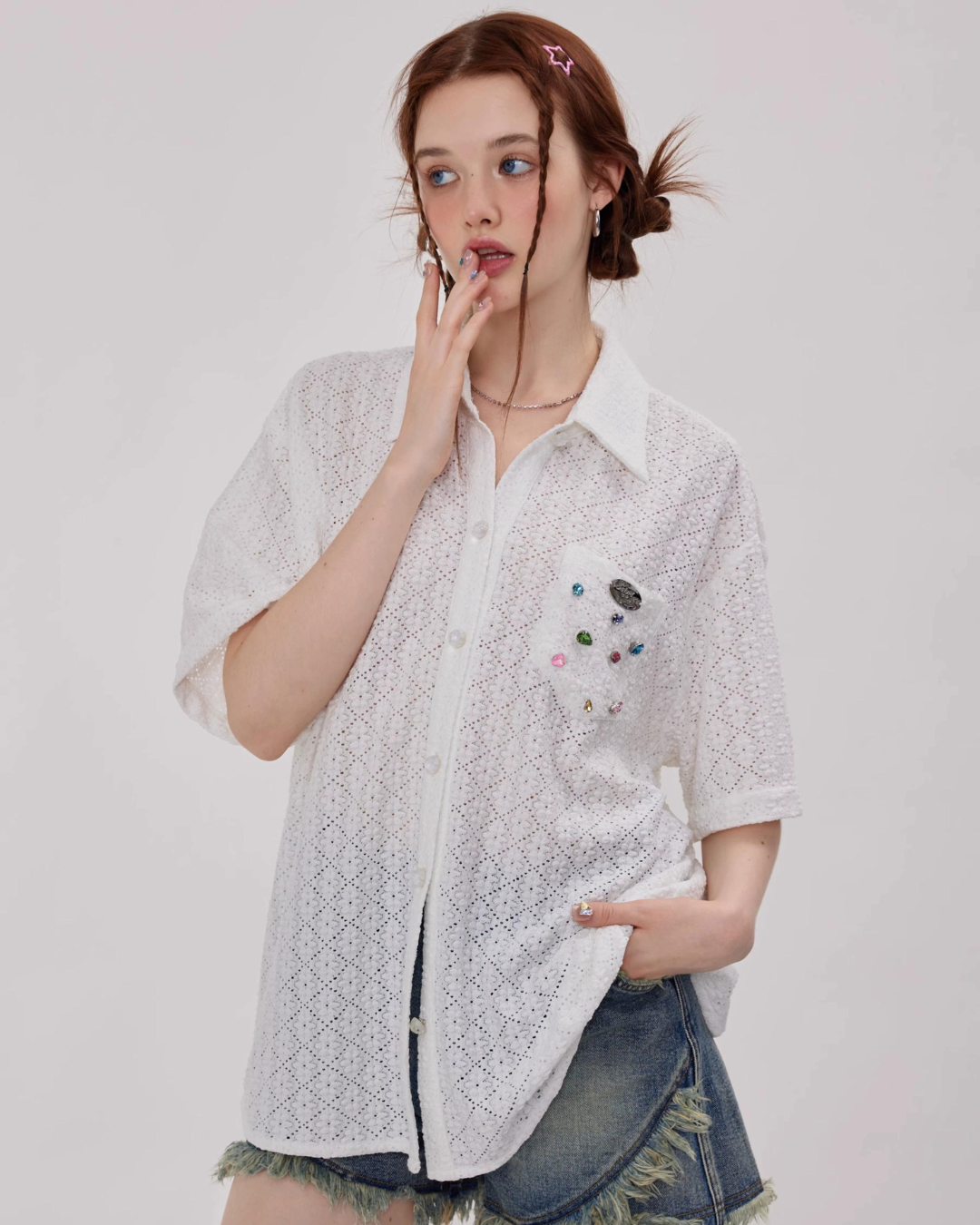 French Girly Diamond Shirt