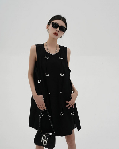 Mode Metal Buck Lu Sleeveless Dress