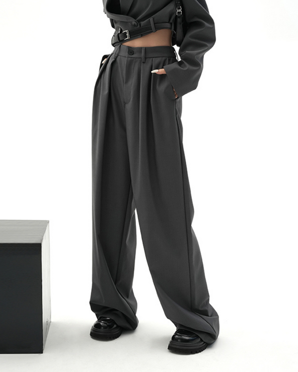 Two-Piece Short Jacket＆Mop Suit Pants