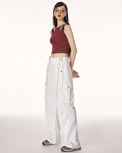 Wide Leg Cargo Pants