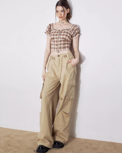 Girly Basic Cargo Pants