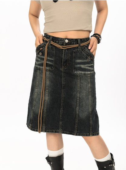 Old Denim Skirt