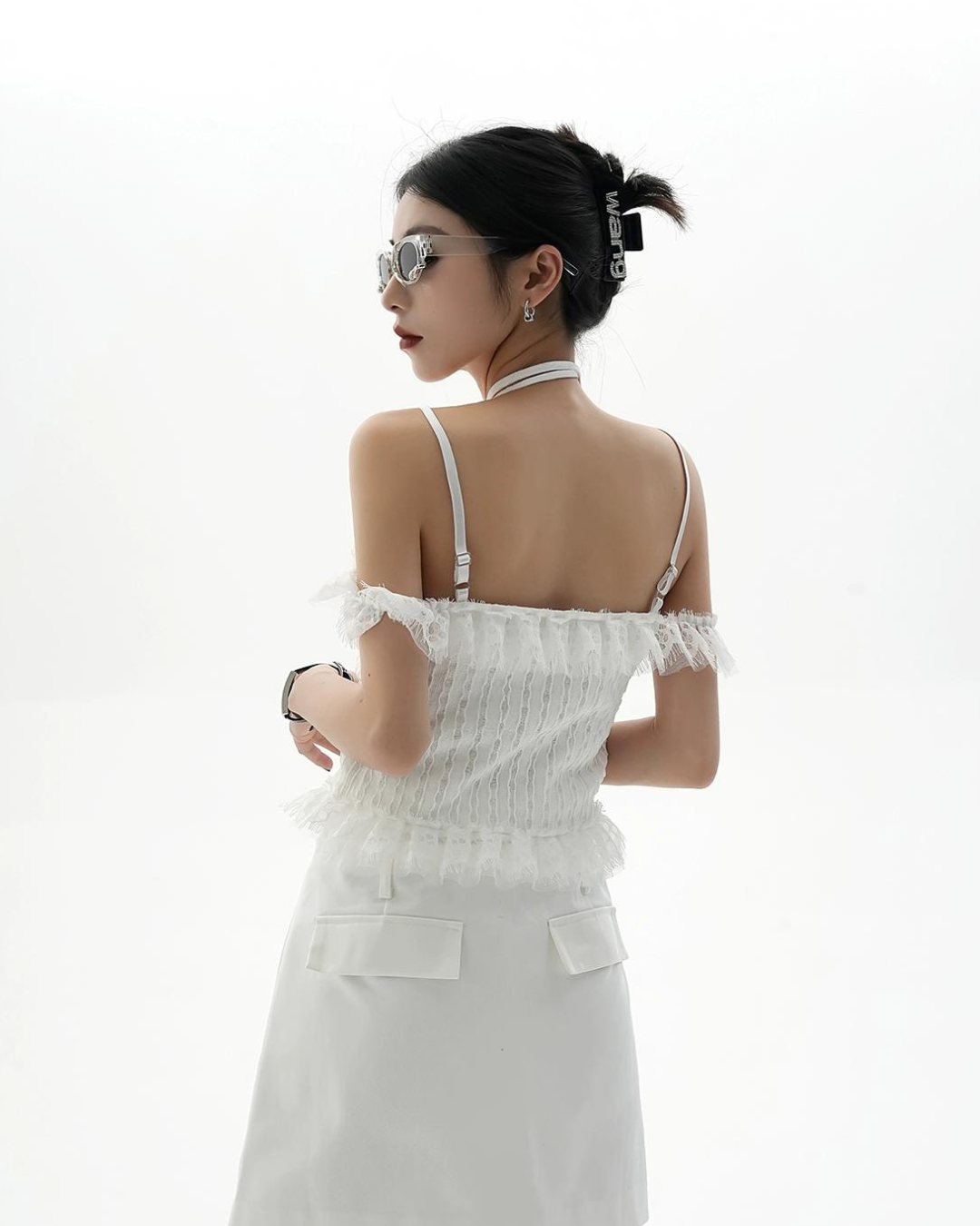 Girly Design Ruffled Camisole