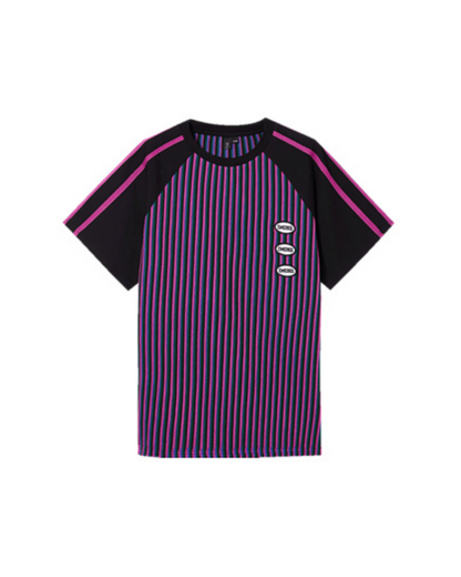 Retro Stripe Raglan Sleeve T-Shirt