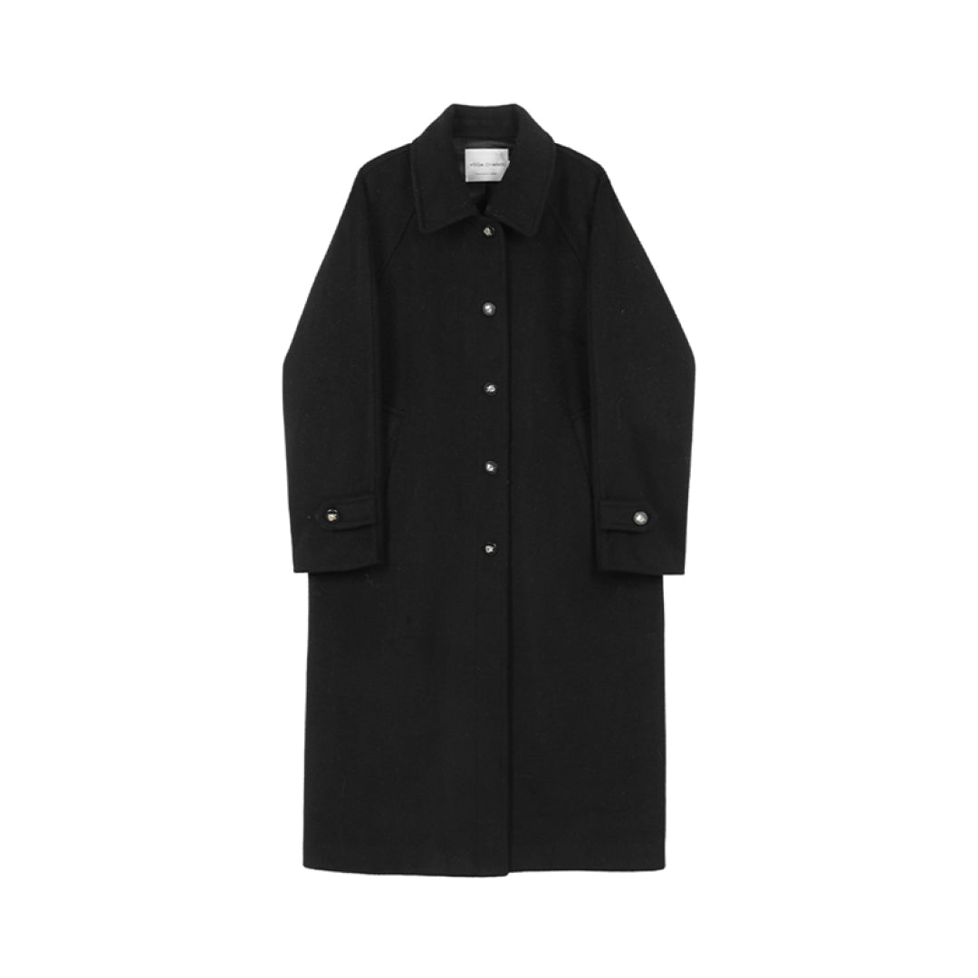 Drop Shoulder Sten Collar Coat