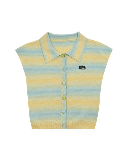 Pastel Border Top Polo