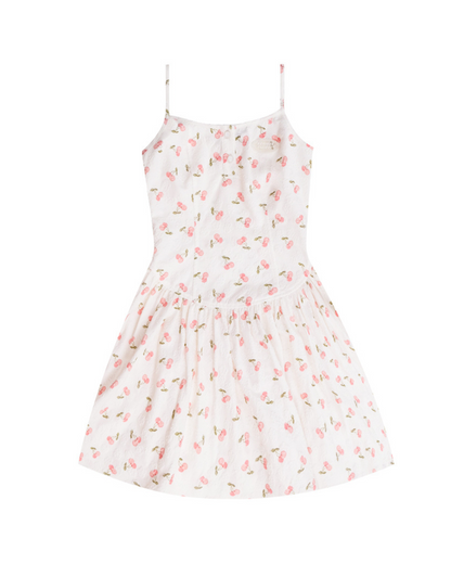 Cherry Flare Camisole Dress