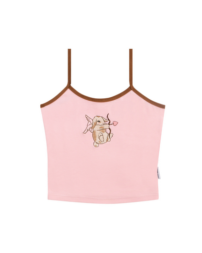 Pink Cupid Rabbit Cami