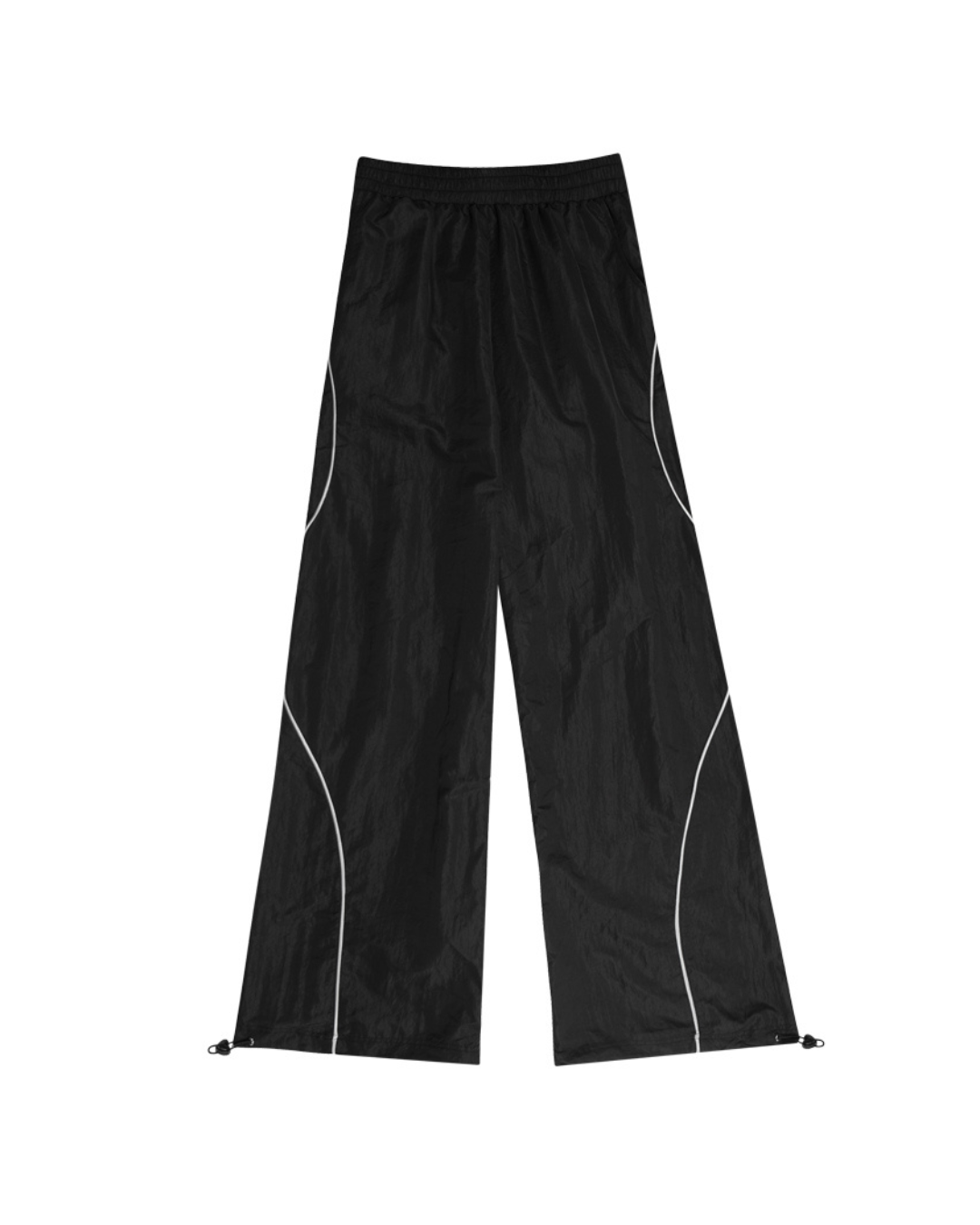 Side Wave Line Nylon Pants