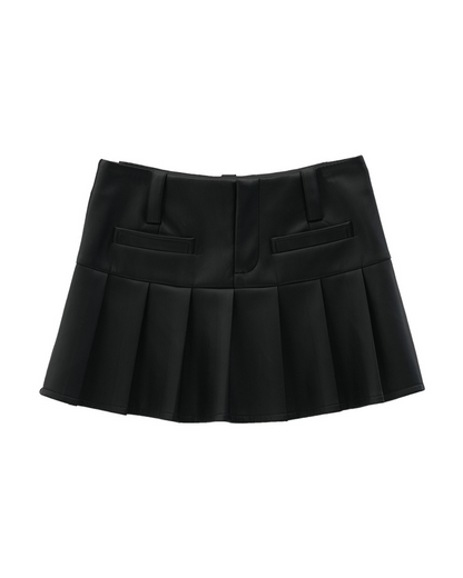 Mode Leather Mini Skirt