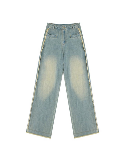 Retro Low Edge Straight Pants