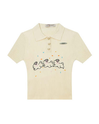 Rabbit Polo Knit Shirt