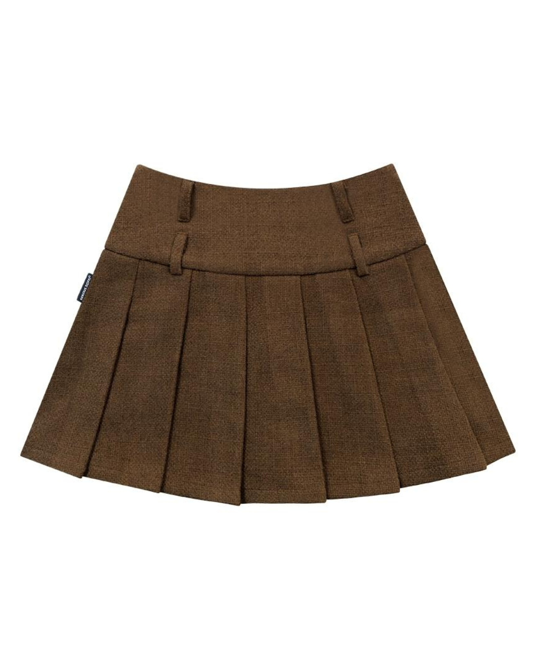 High Waist Slim Pleated Skirt