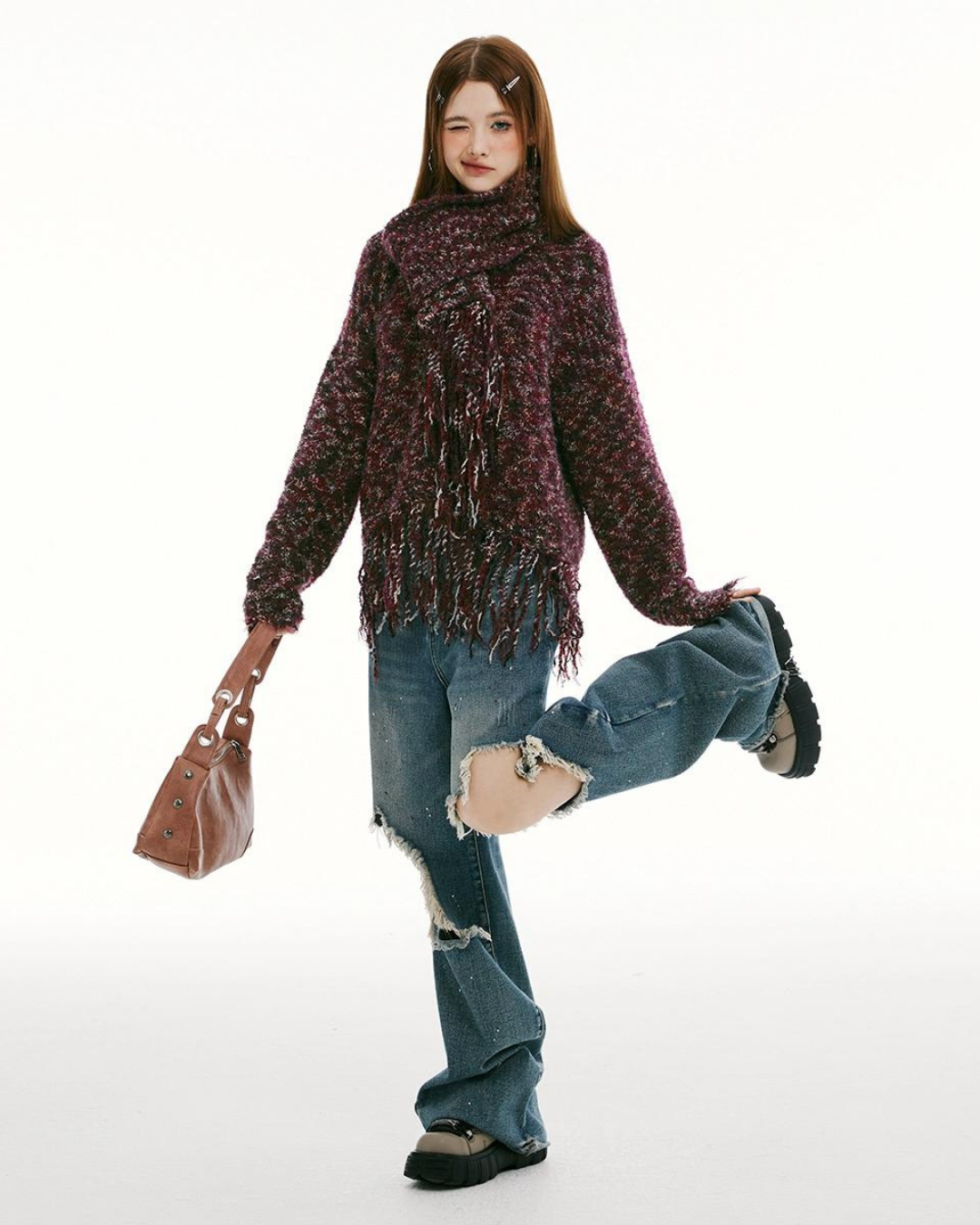 American Fringe Knit