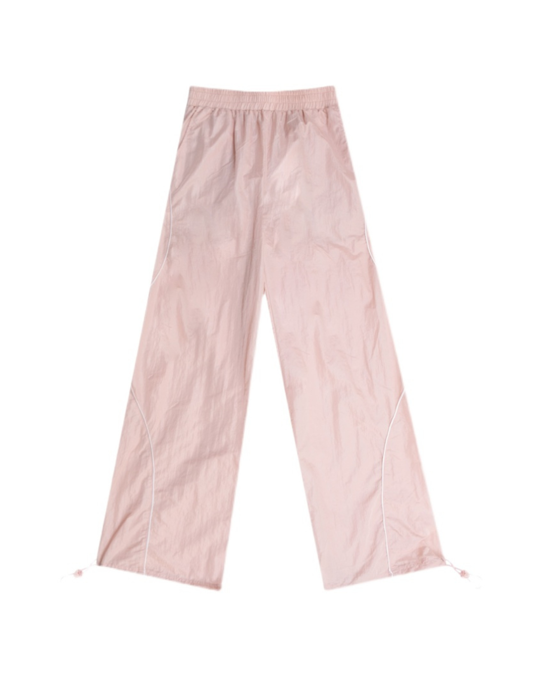 Girly Pink Nylon Pants