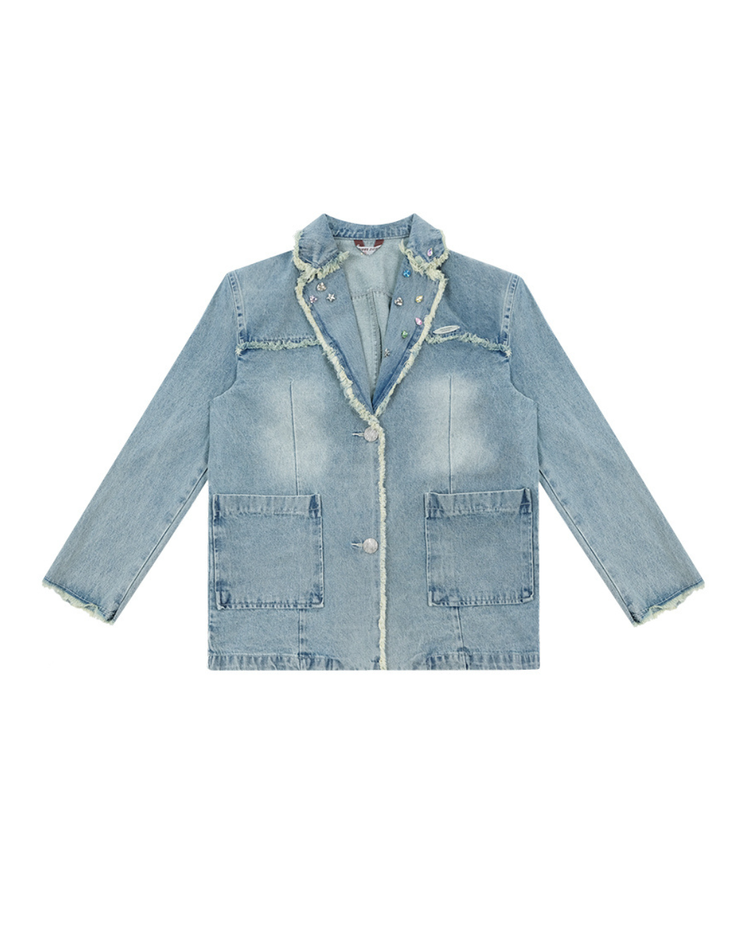 Diamond Casual Denim Jacke