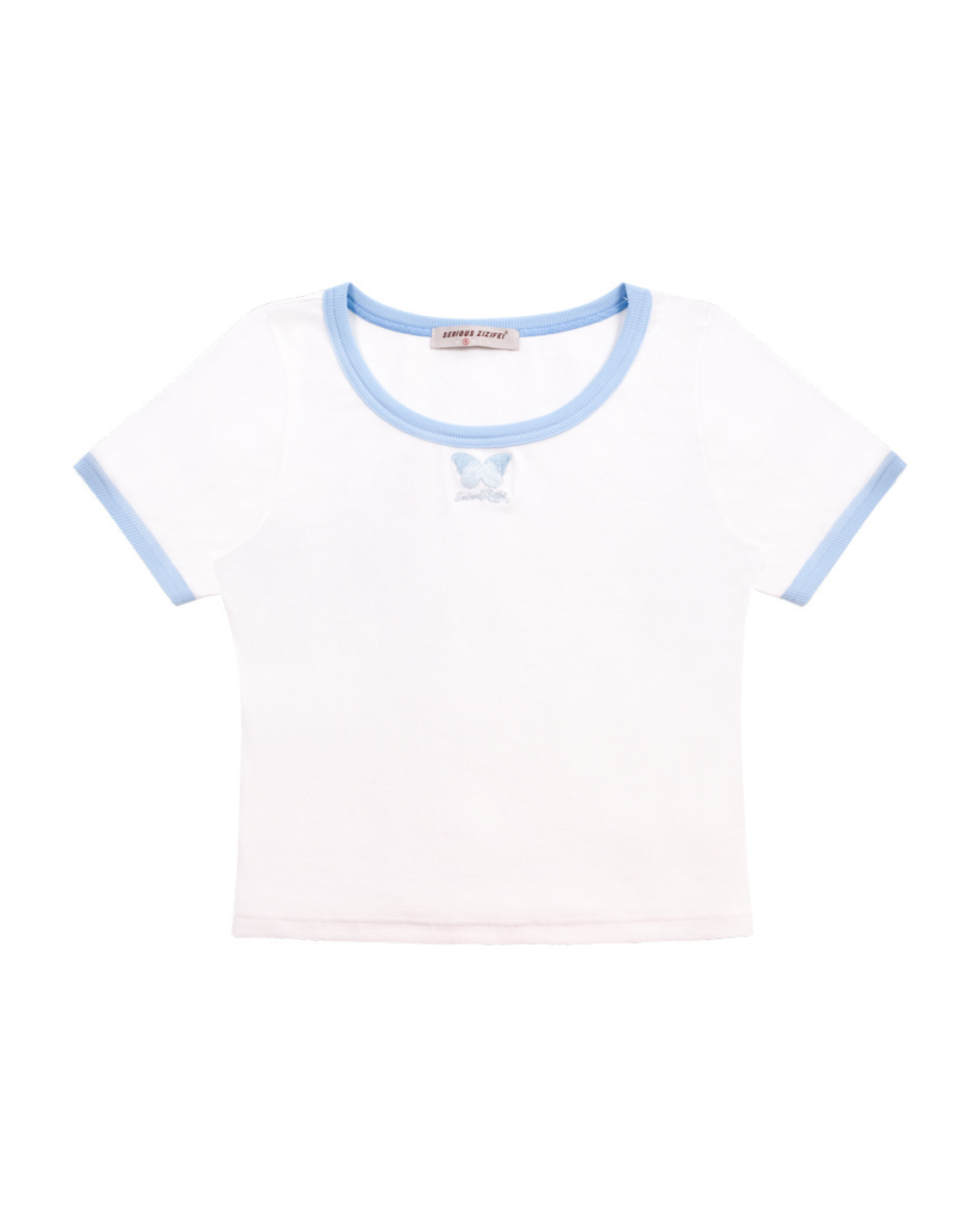 Retro Slim Round Neck T-Shirt