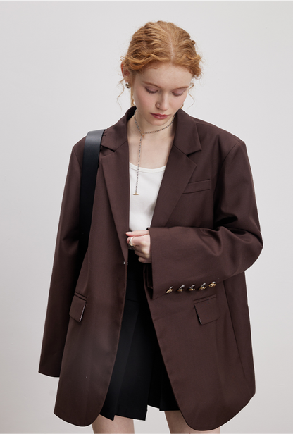 Loose Silhouette Single Jacket