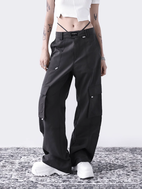American Street Style Straight Pants