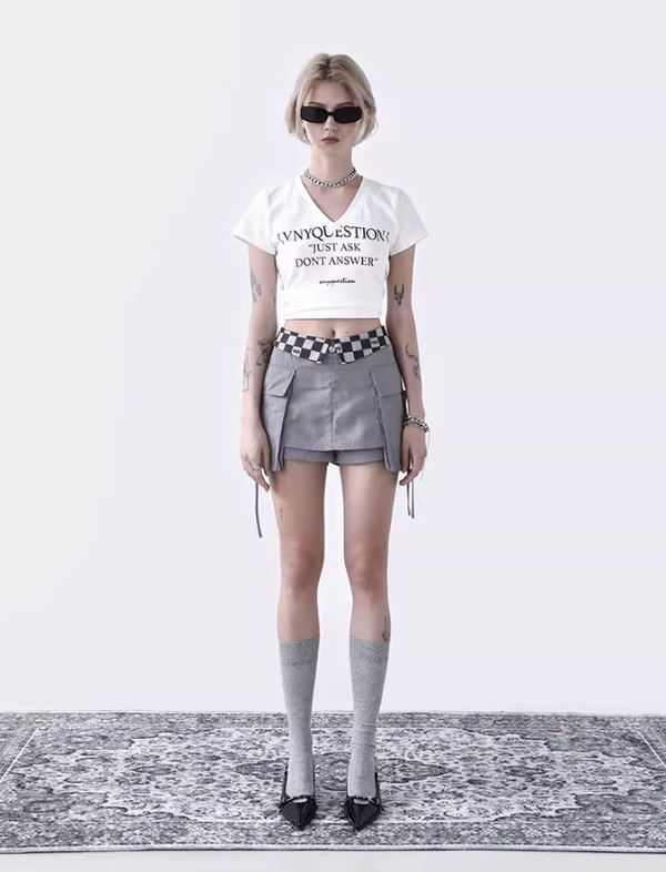 Waist Check Shorts Skirt