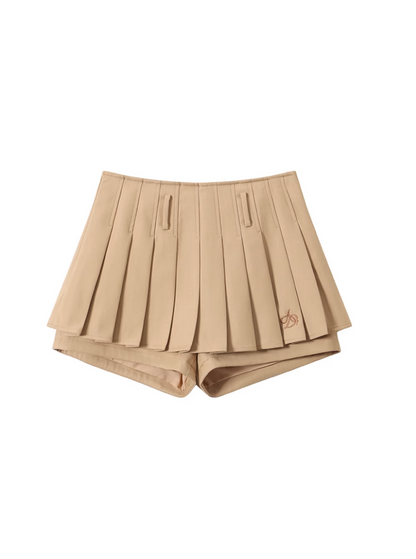 Preppy Style Short Skirt Pants