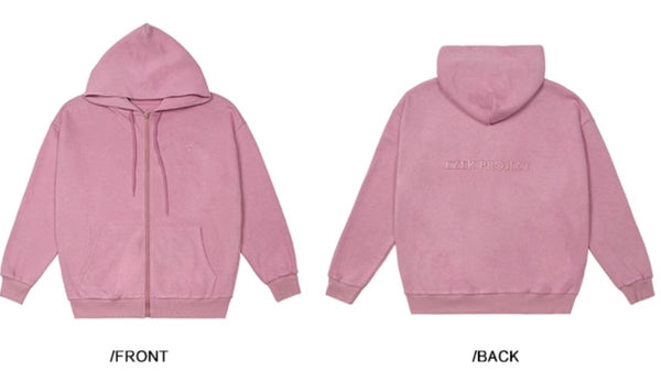 zip-up hoodie