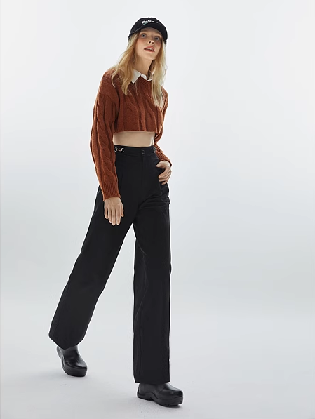 High-end casual wide pants