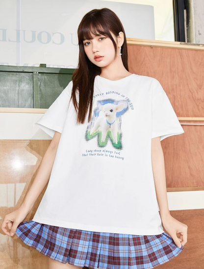 Animal Print Casual T-Shirt