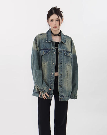 Oversize denim jacket