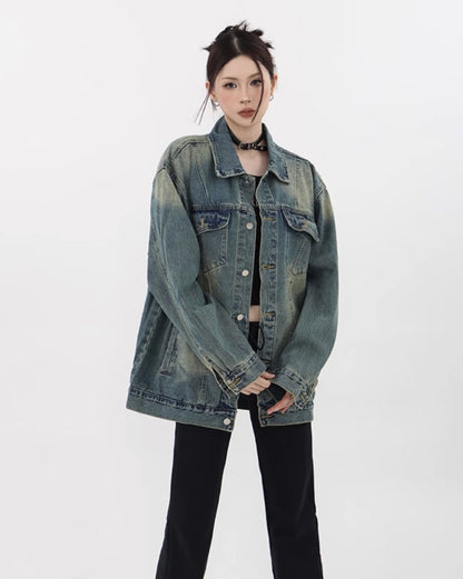 Oversize denim jacket