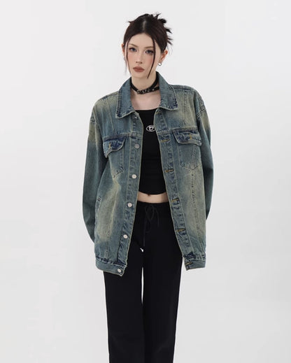 Oversize denim jacket