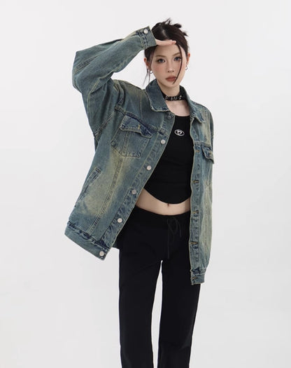 Oversize denim jacket