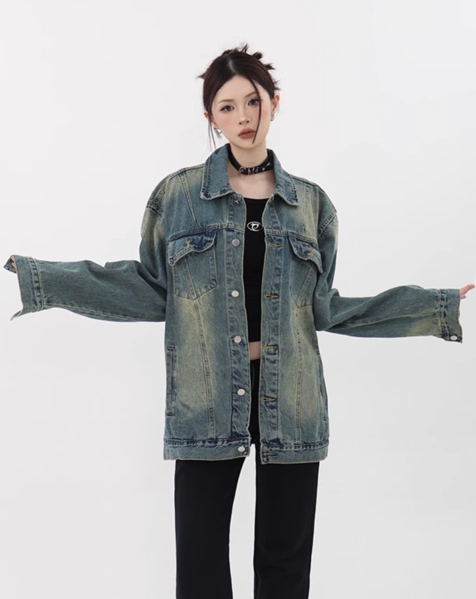 Oversize denim jacket