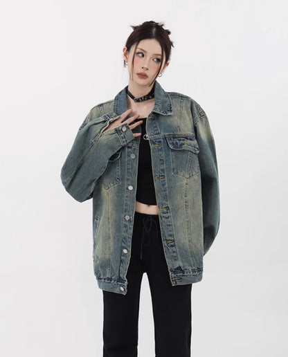 Oversize denim jacket