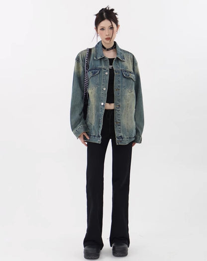 Oversize denim jacket