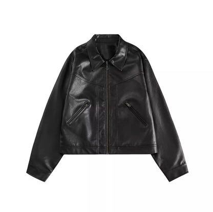 American Retro Leather Jacket