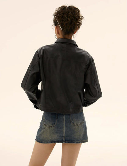 American Retro Leather Jacket