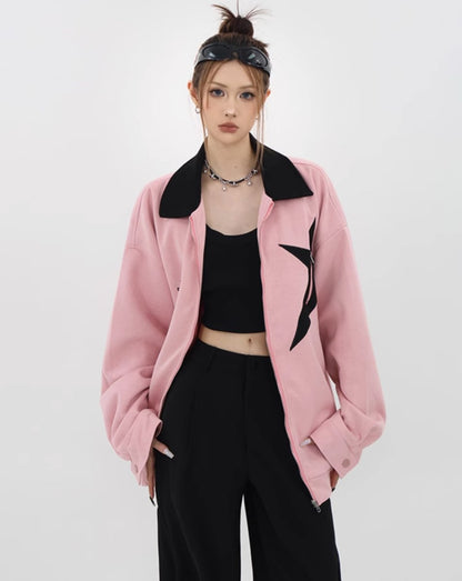 Retro Lapel Suede Jacket