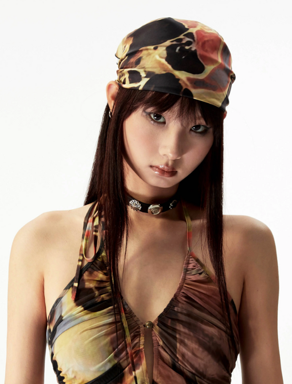 Design printed freestyle scarf