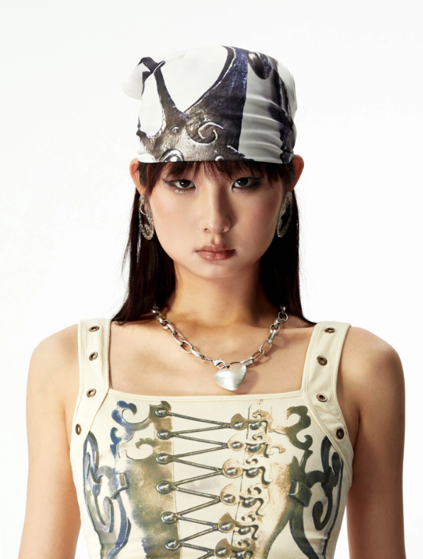 Design printed freestyle scarf