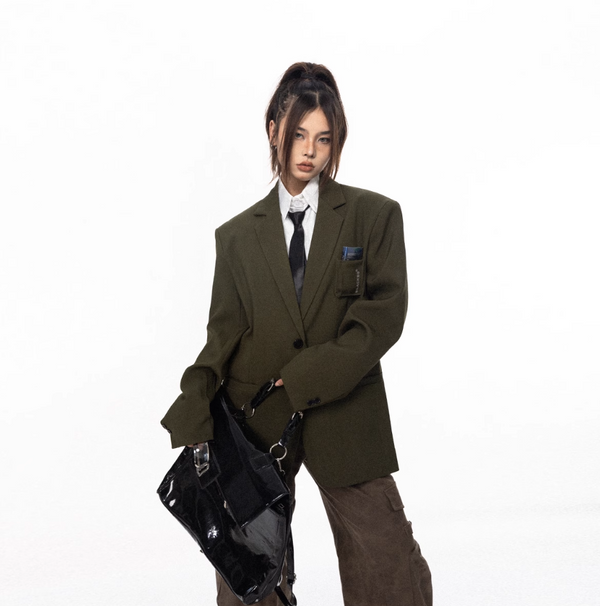 Niche Silhouette Three-dimensional Pocket Suit