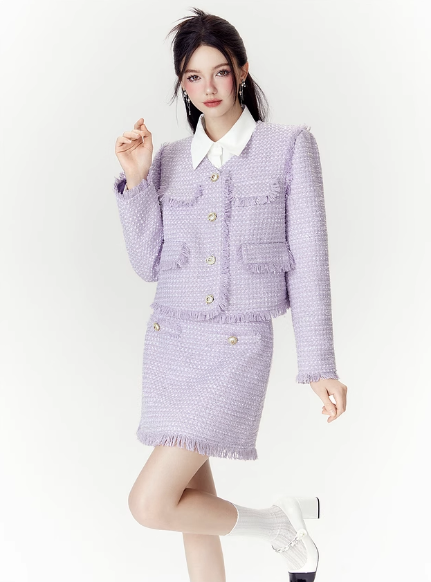 Elegant Temperament Short Skirt Suit