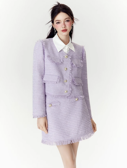 Elegant Temperament Short Skirt Suit