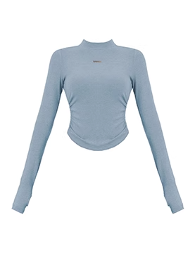 Souffle American Slim Turtleneck Top