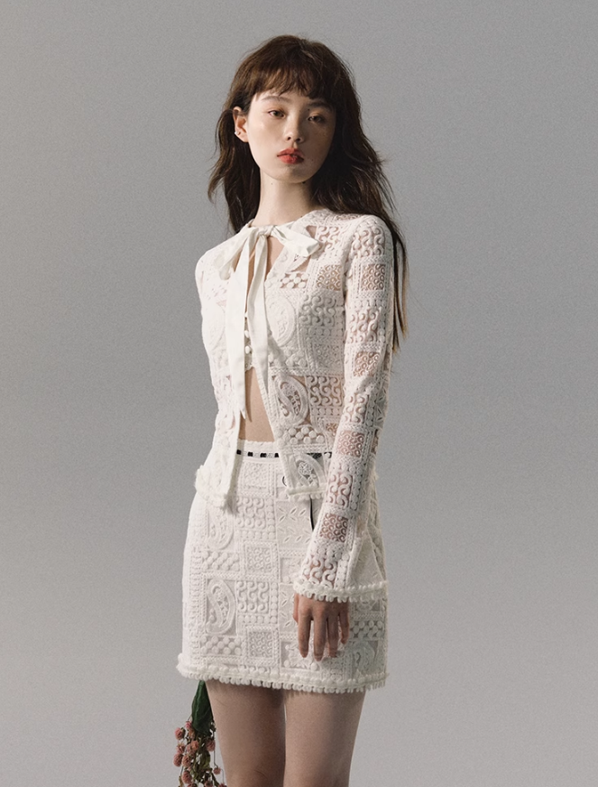 Lace Shirt & Skirt & Long Skirt